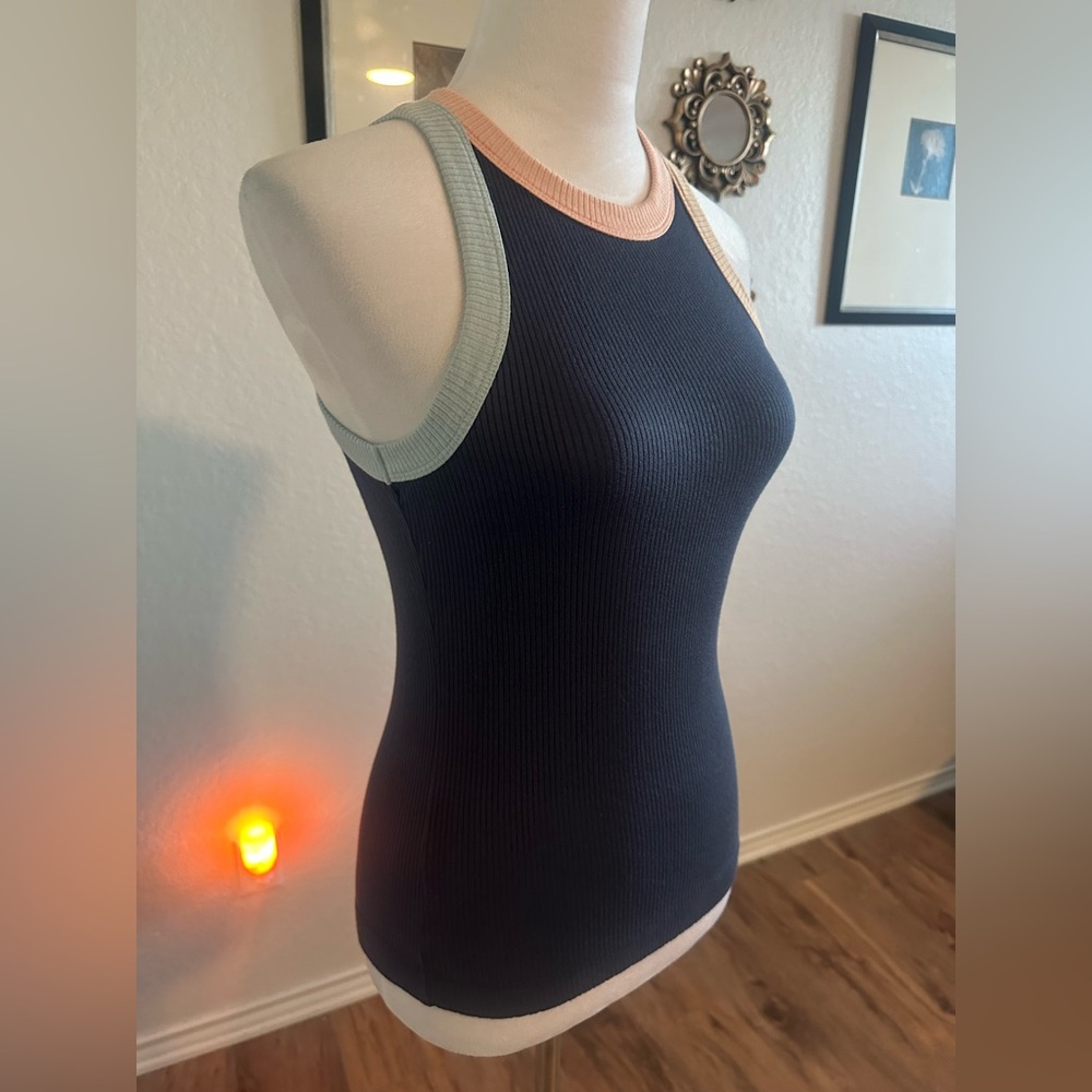 Hashtag Ribbed Tank Top - Picture 2 of 6